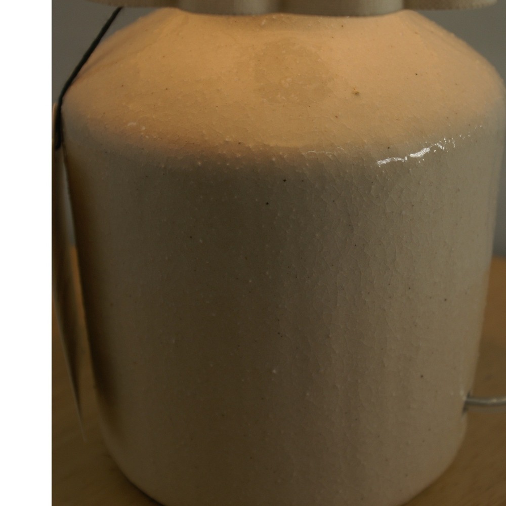 Hearth & Hand with Magnolia Ceramic Table Lamp Pleated Shade Cream 13in NEW - Picture 6 of 6